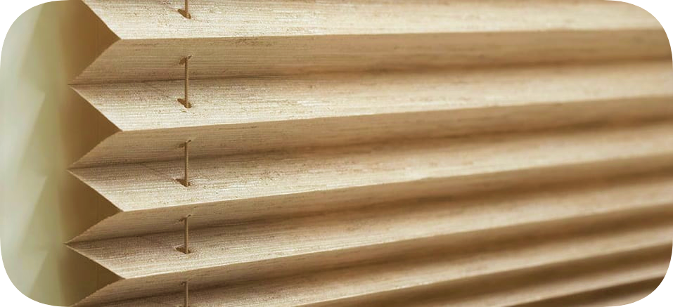 Pleated Blinds - Cork